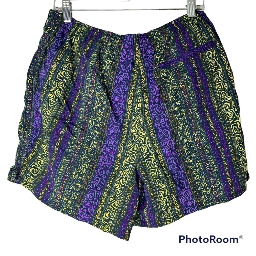 VINTAGE Cool Print Winners Swim Trunks